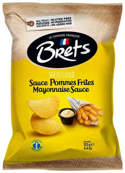 Brets Chips Pommes Frites Sauce 125g